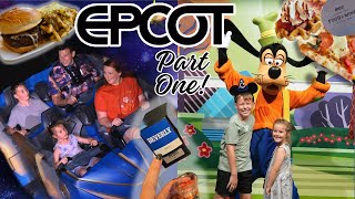 EPCOT Vlog - Riding Cosmic Rewind for the FIRST EVER time! Walt Disney World Resort Florida