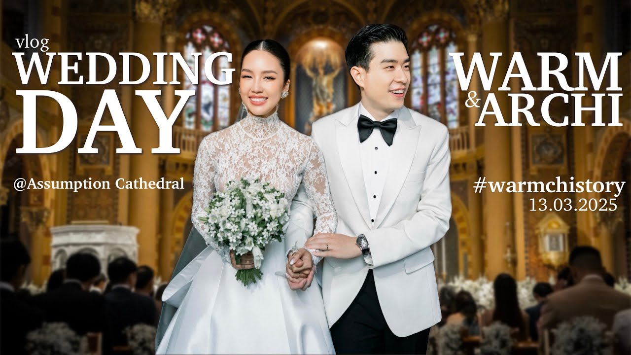 Wedding Vlog งานแต่งพิธีโบสถ์