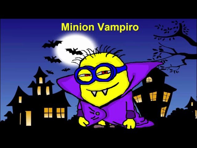 Desenho de Minions vampiro para colorir - Tudodesenhos