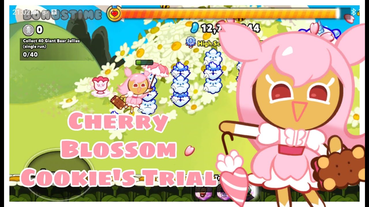 Cookie Run OvenBreak Cherry Blossom Cookie's Trial YouTube