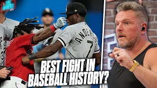 José Ramírez Knocks Out Tim Anderson During Brawl, Baseball Needs More Of This? | Pat McAfee Show
