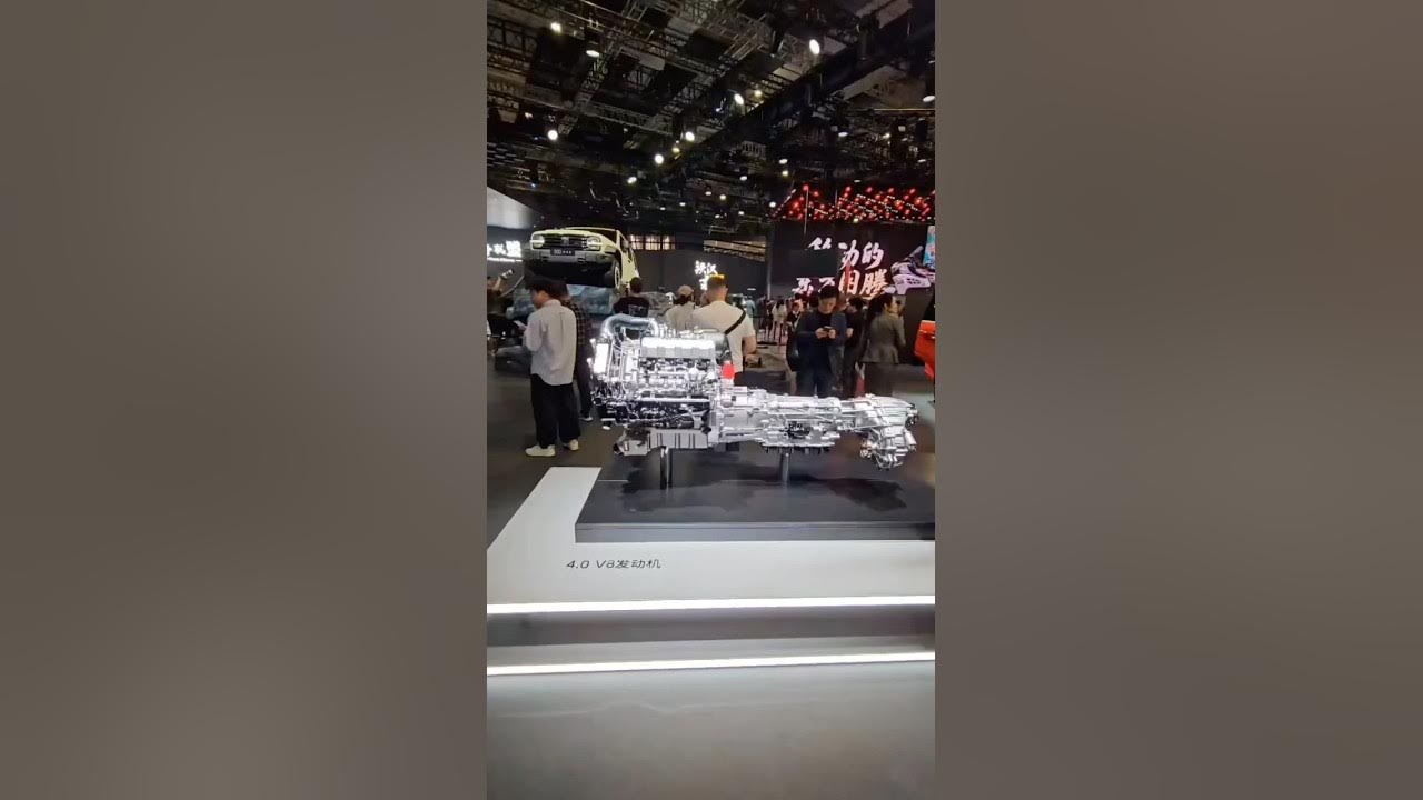 O NOVO MOTOR V8 BITURBO DA GWM! #Shorts