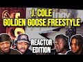 J. Cole - Golden Goose Freestyle | REACTION MASHUP