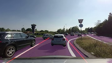 Road segmentation and lane detection - Computer Vision