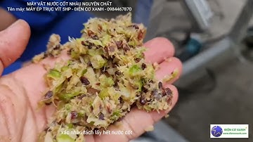 Máy vắt nước cốt nhàu chất lượng 5Hp - ĐIỆN CƠ XANH - 0984467870