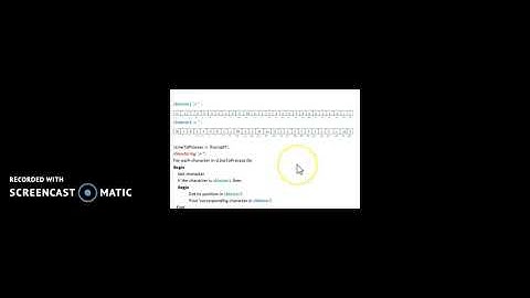 Grade 10 IT PAT  Algorithm to Encrypt or Decrypt a line of text using two Master Substitution Keys