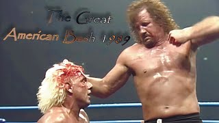 Ric Flair vs Terry Funk The Great American Bash 1989 highlights