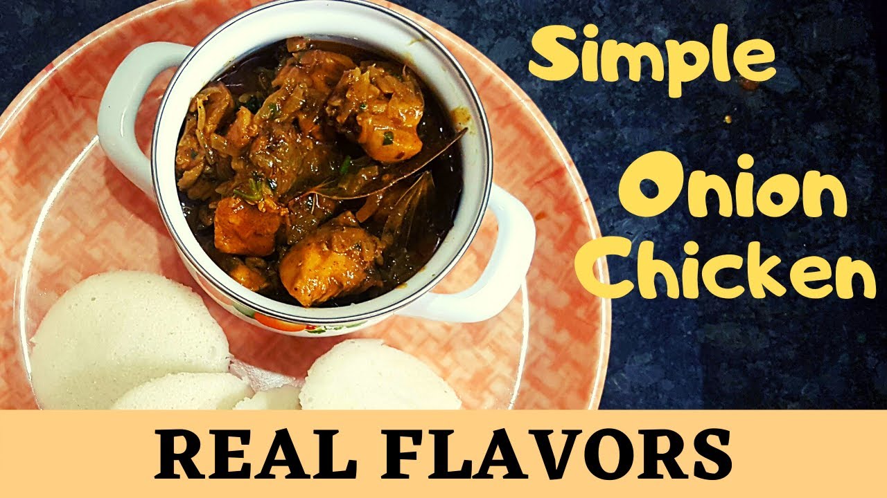 Chicken Onion Curry Chicken Onion Gravy Chicken in Onion Gravy