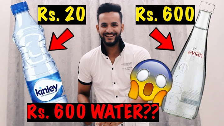 Rs. 20 WATER VS Rs. 600 WATER😱