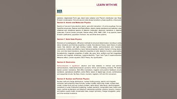 Are you preparing for gate 2024@physics ##syllabus