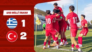 Maç Özeti U19 Türkiye 2-1 U19 Yunanistan Uefa Avrupa U19 Şampiyonası Eleme Turu