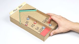 How to Make Desktop Shuffleboard Game from Cardboard. You can make it to play with your friend and classmate. It