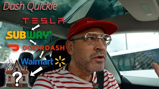 Dash Quickie: Tesla Delivers a Subway DoorDash Order From a Walmart to an Abandoned Home