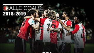 GOALS | Alle 75 Eredivisiedoelpunten van Feyenoord in 2018-2019