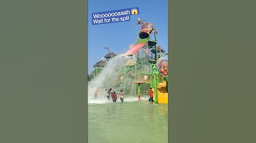 Thumbnail of 😲 Wet N Joy water splash on people heavy water flow slide #waterpark #wetnjoywaterpark #imagica