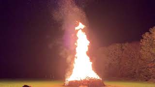 England celebrates by burning everything and looking at it