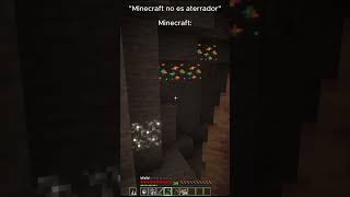 Minecraft no es tan aterrador💀 #minecraft #shorts