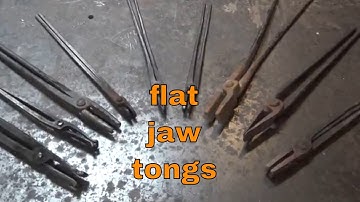 Flat jaw tongs - tool of the day