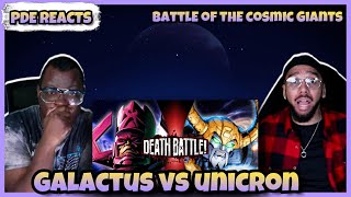 PDE Reacts | Galactus VS Unicron | DEATH BATTLE! (REACTION)