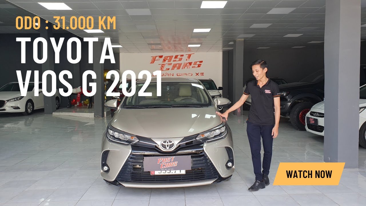 Toyota Vios Cũ 2021 Bản G Số Tự Động Mới Đi Hơn 31.000 km - YouTube