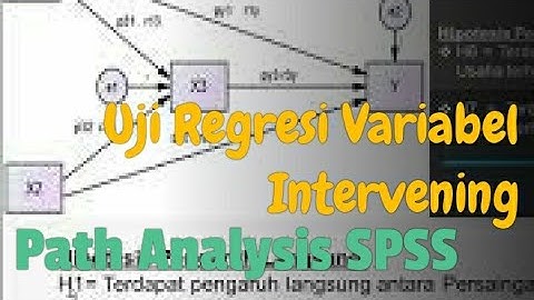 38th TUTORIAL: INTERVENING VARIABLE REGRESSION TEST WITH SPSS PATH ANALYSIS