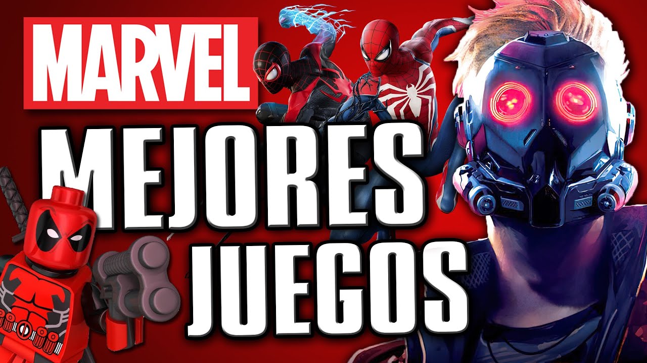 TOP 10 MEJORES Videojuegos de MARVEL COMICS y sus SUPERHROES