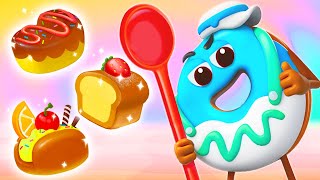 who will bake the most delicious bread yummy food cartoon for kids kids animation babybus