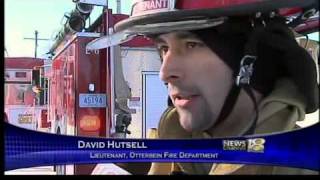 Frozen hydrant caused problem in Otterbein fire