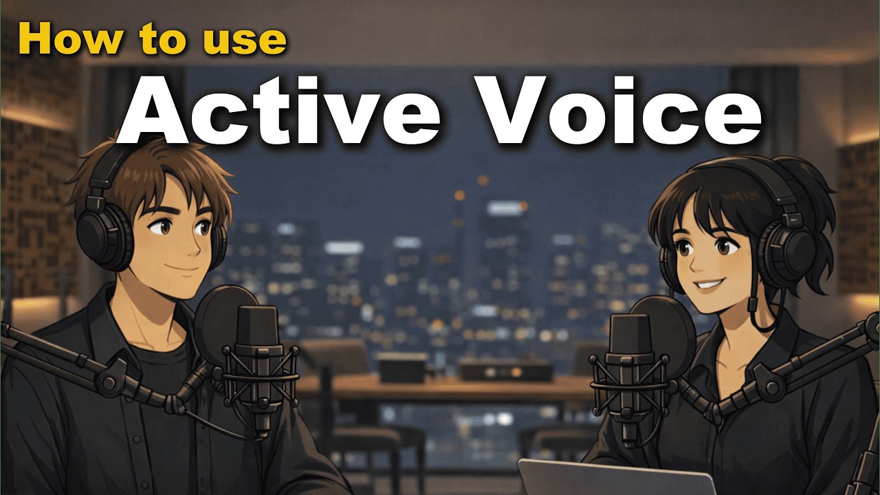 Active Voice in English | Speak Clear & Confident English | Easy Conversation Practice