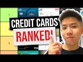 Ranking credit cards from citibank dbs cimb american express bank of china and more