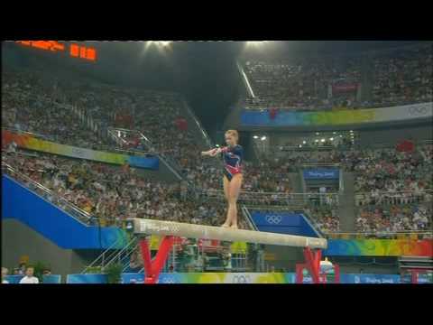 Shawn Johnson 2008 Olympics Balance Beam Event Finals