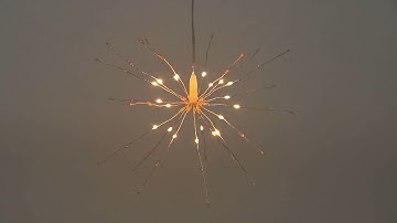 Battery Operated RGB Color Changing LED Starburst hanging Lights