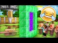 Я ЗАТРОЛЛИЛ ЖИТЕЛЕЙ ПОРТАЛОМ В ИЗУМРУДНЫЙ МИР В МАЙНКРАФТ | Компот Minecraft