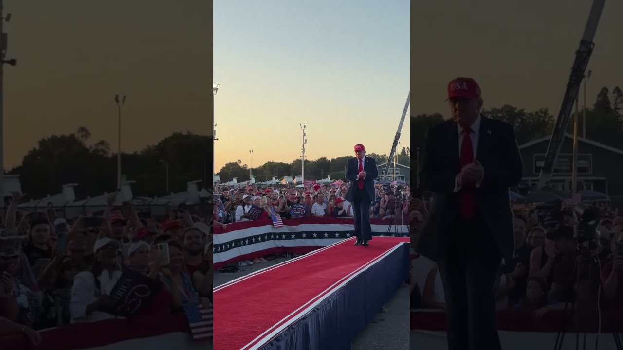 Trump Dances At Rally Kicking Off July 4th Celebrations