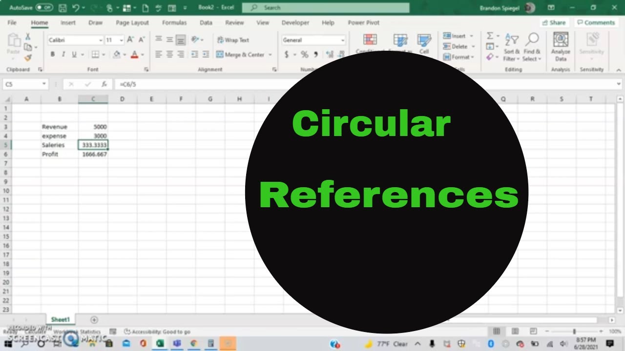 How To Enable Iterative Calculations In Excel And Some Tips To Help 