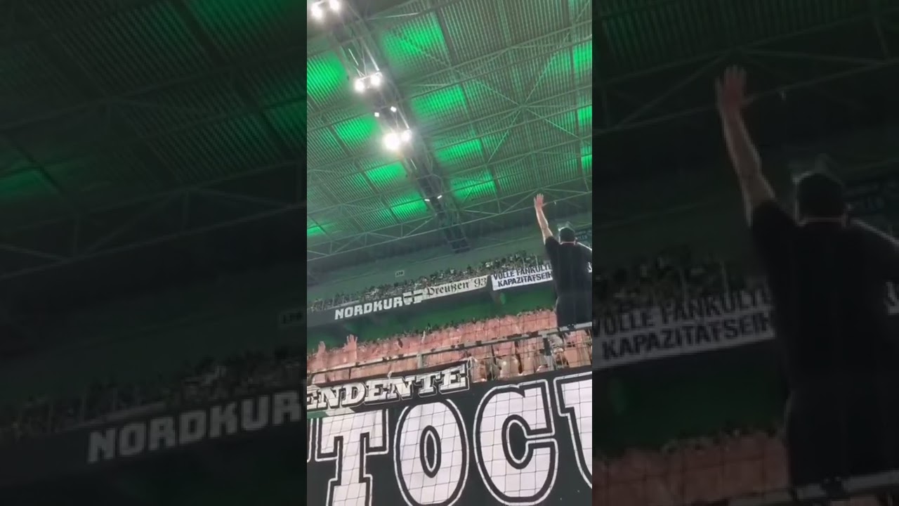 Borussia Mönchengladbach 🇩🇪 Capo And Fans ~ Amazing Move ✨🔥