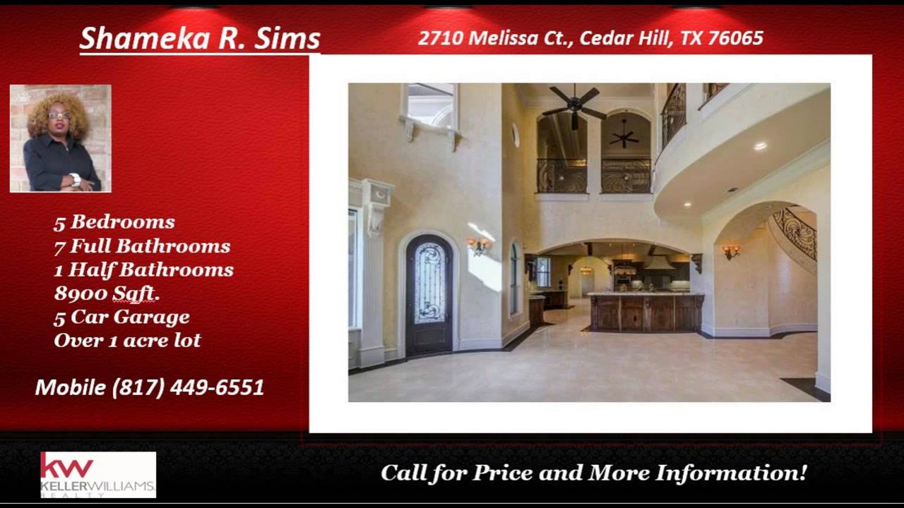 Lakeridge Cedar Hill, TX home for sale YouTube