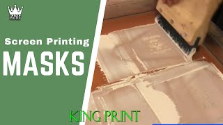 How to Print on Face Masks : A Screen Printing Guide * Custom Masks - KING PRINT