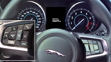 Jaguar F-PACE 2017 | InControl Touch Pro Steering Wheel Controls