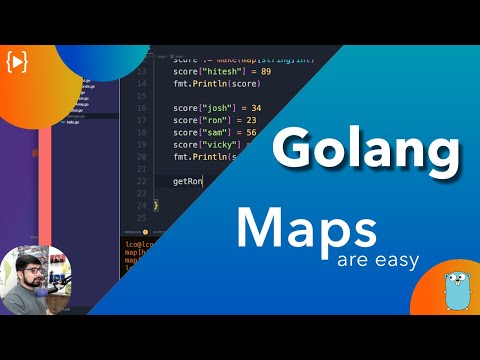 Maps are super easy in golang | golang series