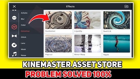 How to Use All Effect, Clip Graphics in Kinemaster 🔥Asset Store All Problem Solution 100% in Kannada