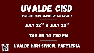 2025-2026 School Year Registration Event Update and Reminder
