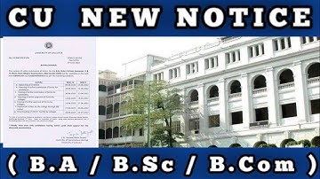 CU Online Submission Forms For B.A / B.Sc / B.com . Semester II IV & VI ( Hons/Gen/Major ) Exam 2022