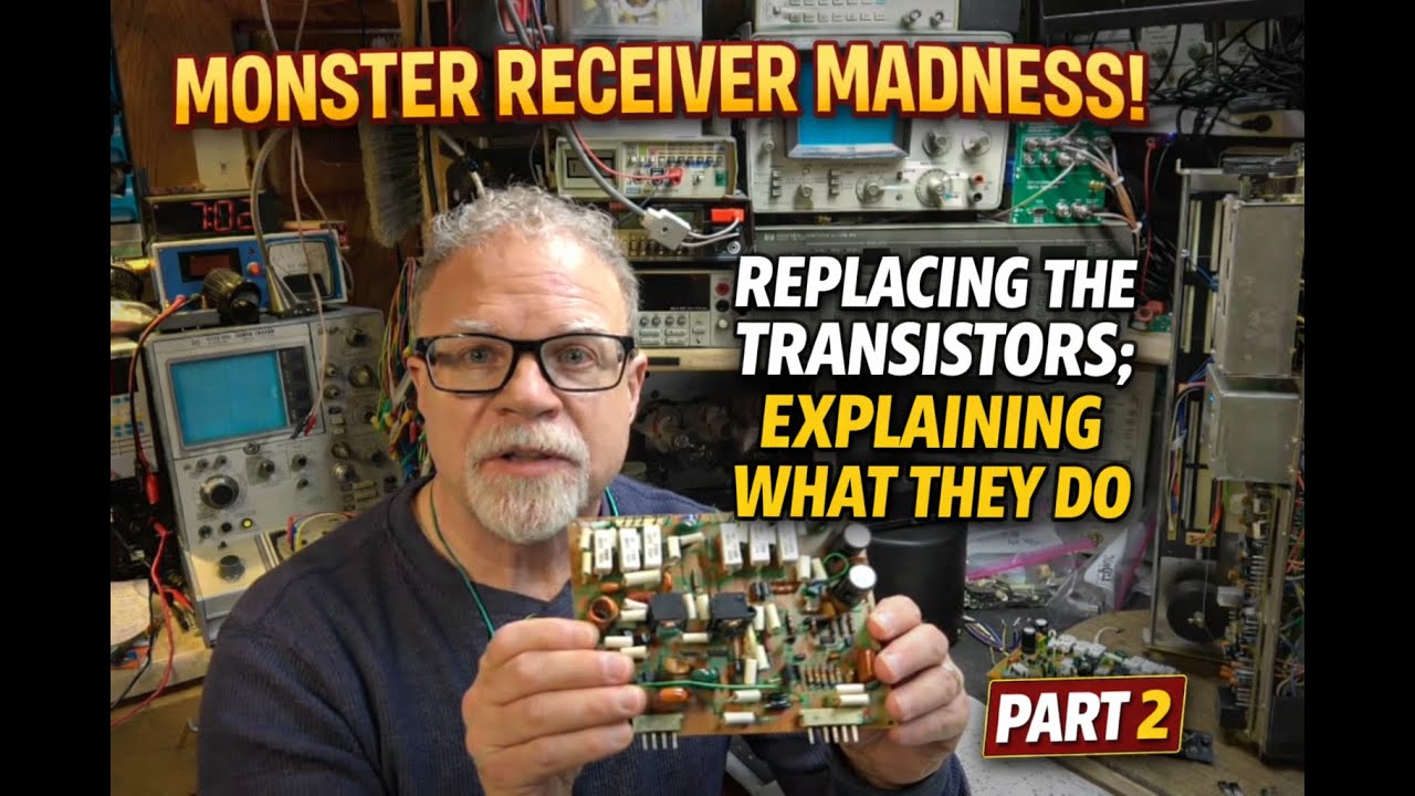 Monster Receiver Madness Part 2 SX 1980 Amp Input Stage - YouTube