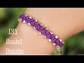 How To Make Beaded Macrame Bracelet At Home 💜 | DIY Craft Ideas 💜| Creation&you