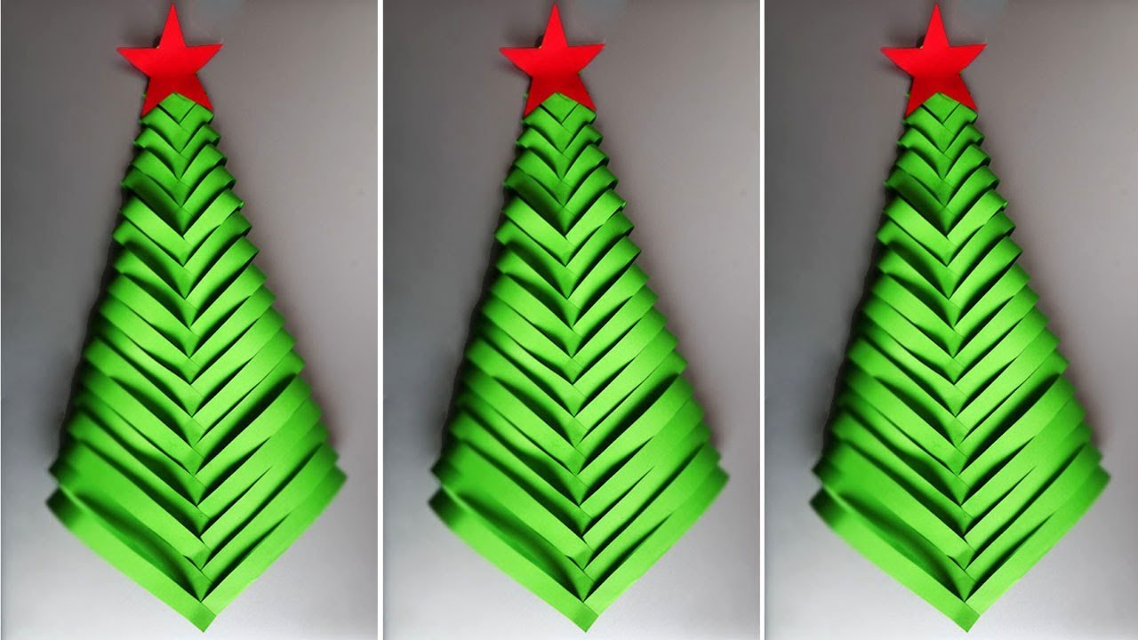  DIY  Paper  Christmas  Tree  Christmas  Tree  Ornaments  