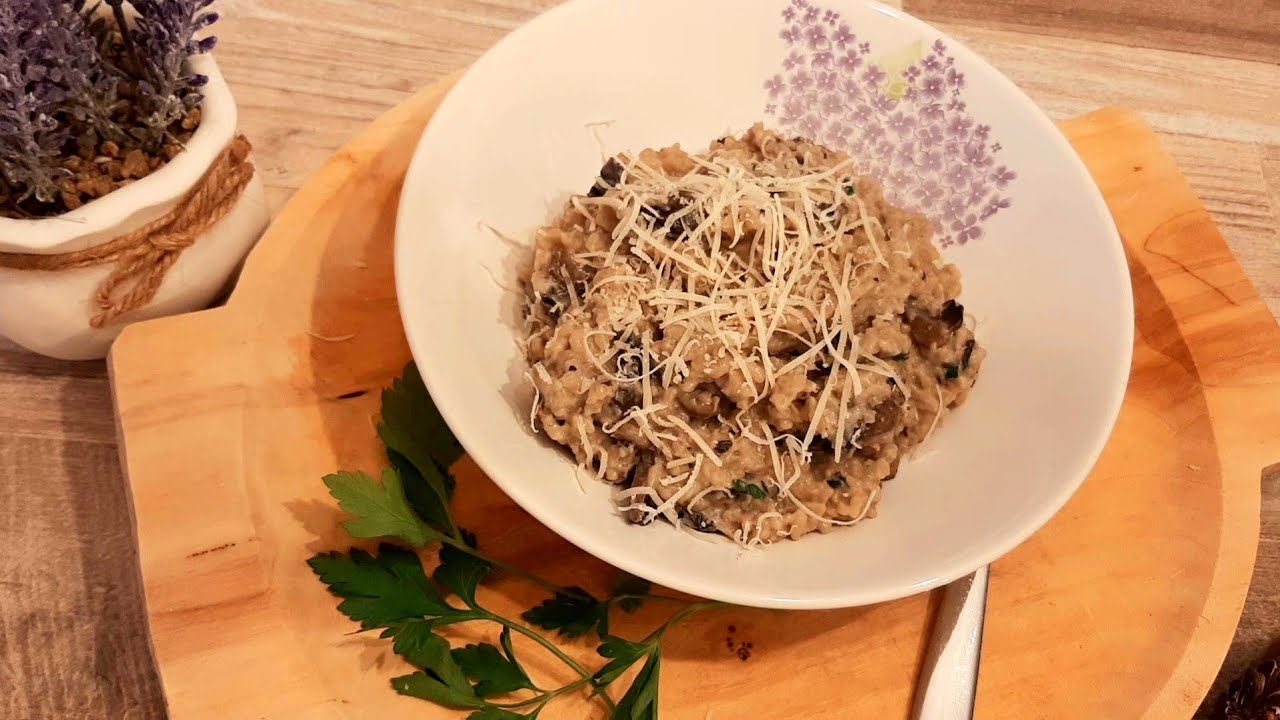 Risotto cu ciuperci in Multicooker cu presiune Tefal All in One Pot