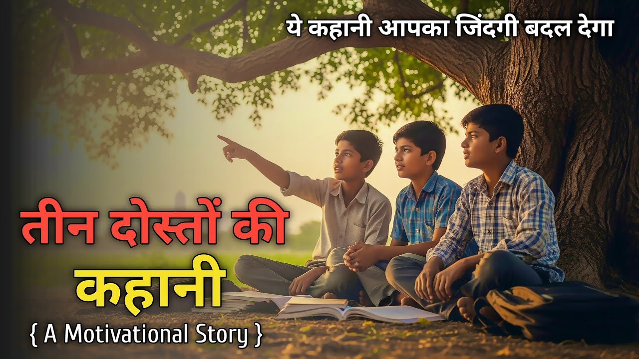 तीन दोस्तों की कहानी | power full motivational story | @MDS STORY