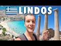 LINDOS | RHODES MOST BEAUTIFUL TOWN! 🇬🇷