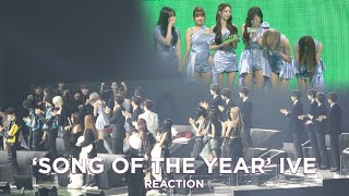 IVE 아이브 대상 Song Of The Year  Reaction l LE SSERAFIM, TXT, ENHYPEN, MONSTAX, NEWJEANS l MMA 2022